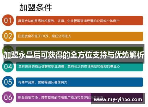 加盟永昌后可获得的全方位支持与优势解析