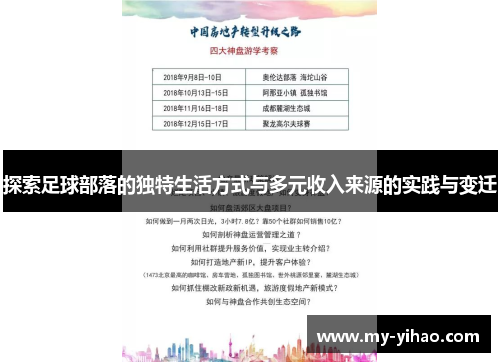 探索足球部落的独特生活方式与多元收入来源的实践与变迁